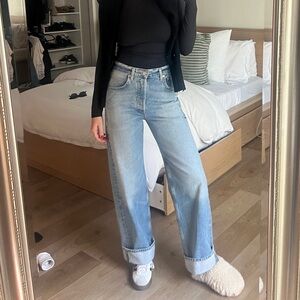 Citizens of Humanity Ayla Baggy Cuffed Jean- In Color Gemini